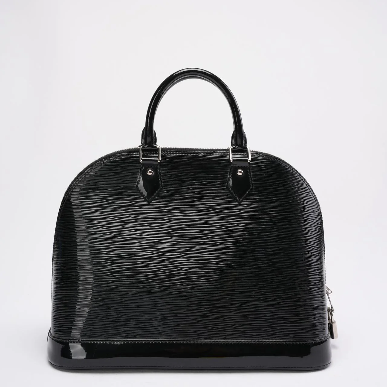 Louis Vuitton Black Epi Leather Alma MM Bag 2013