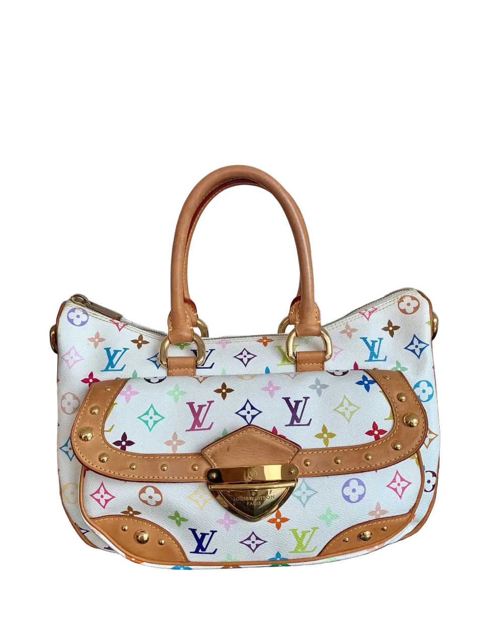 Louis Vuitton White Monogram Multicolor Rita Bag