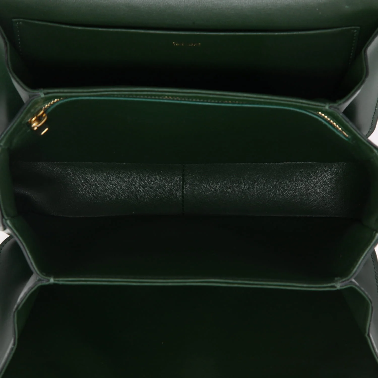 Celine Small Triomphe Crossbody Calf Green