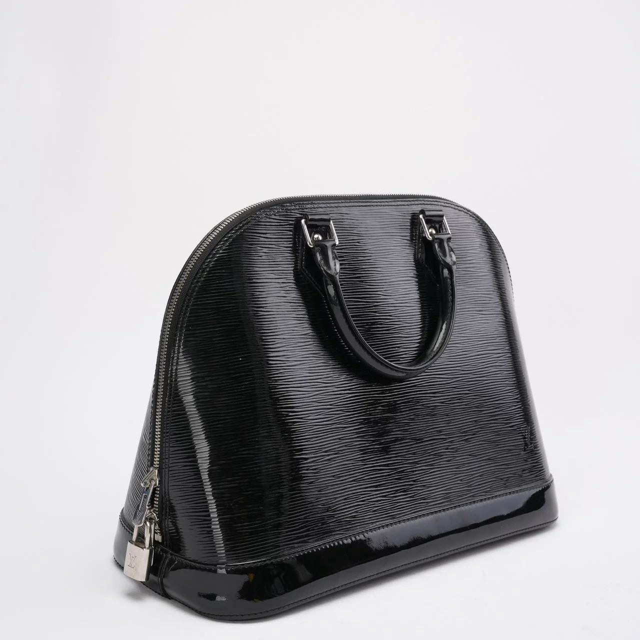 Louis Vuitton Black Epi Leather Alma MM Bag 2013