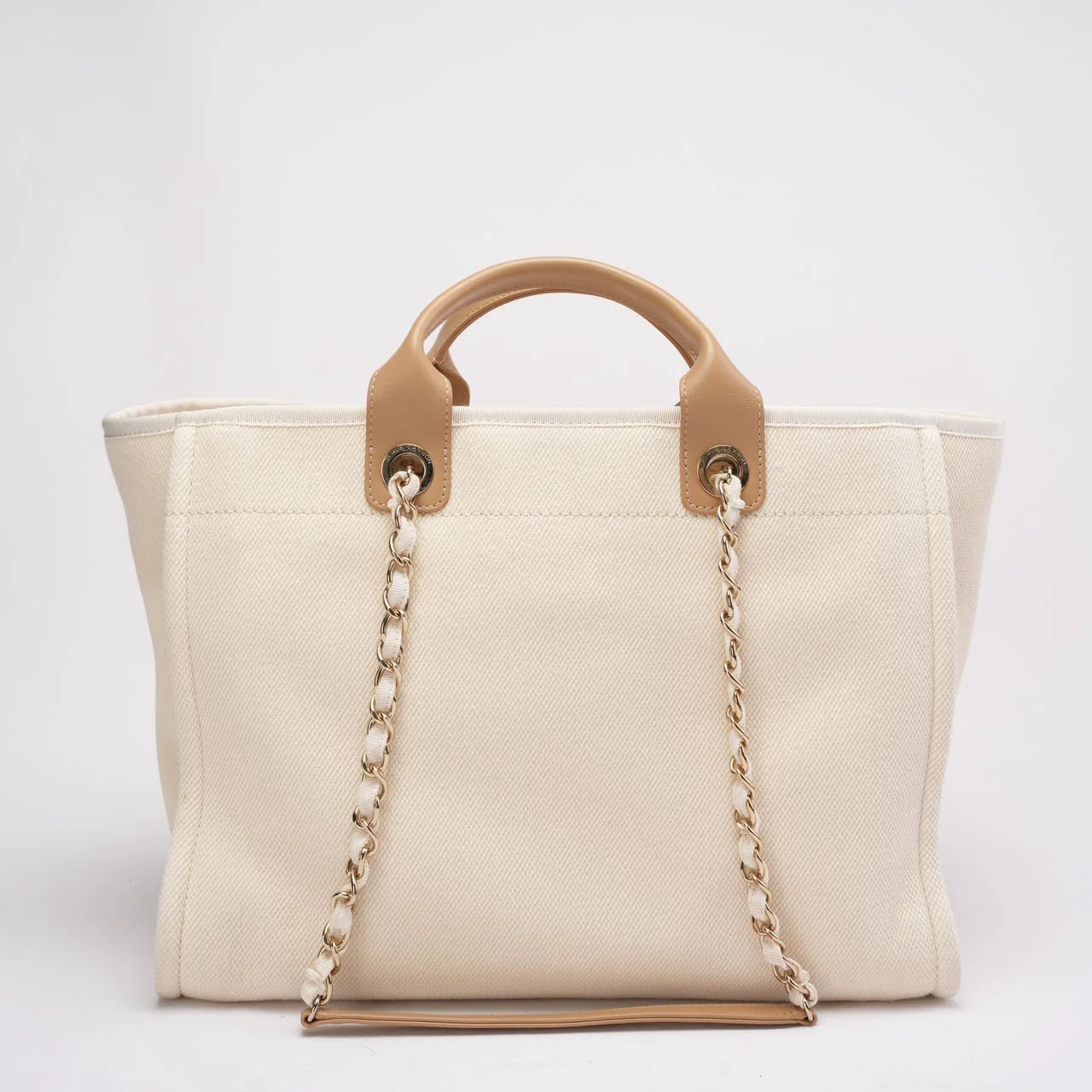 Chanel White Large Pearls Deauville Shopping Tote 2020