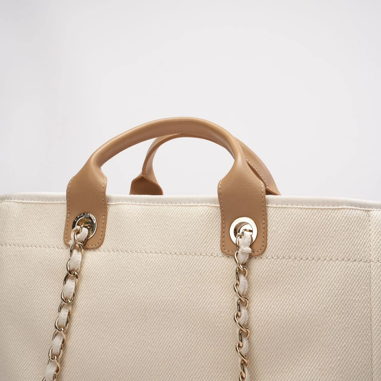 Chanel White Large Pearls Deauville Shopping Tote 2020