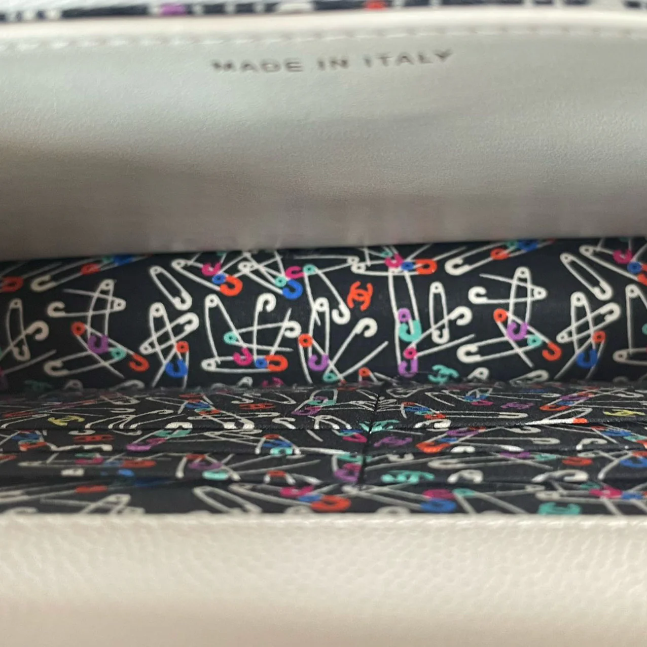 Chanel Wallet on Chain (woc) White Caviar Leather 2023