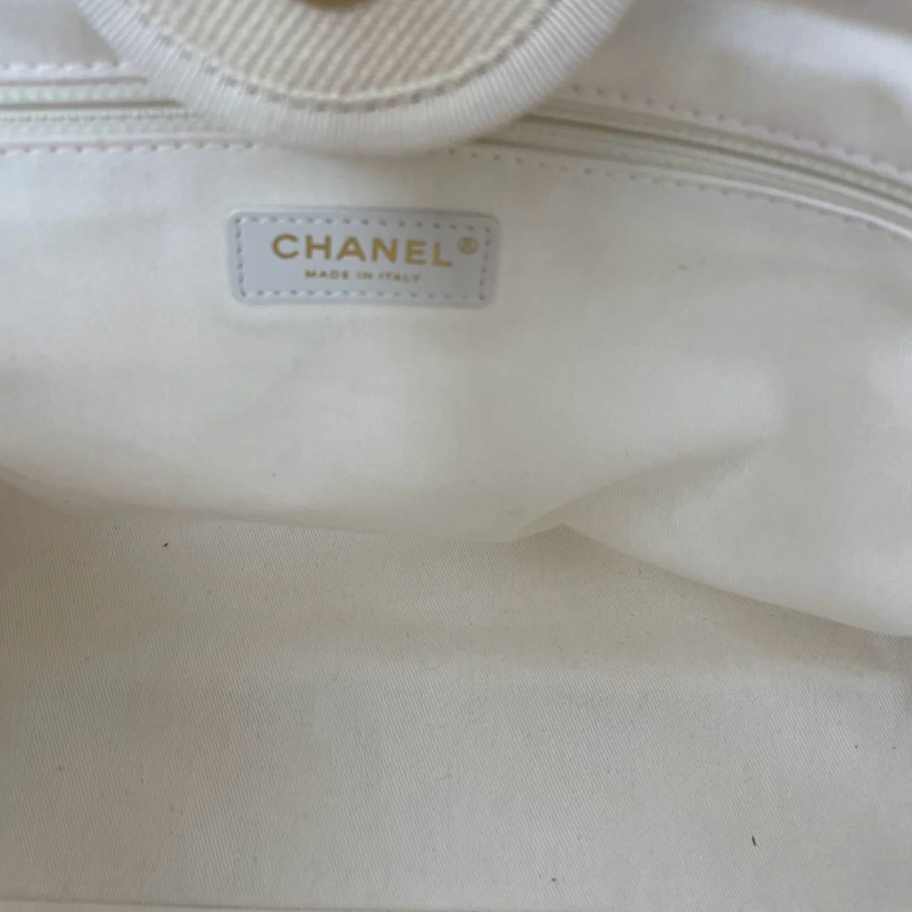 Chanel White Large Pearls Deauville Shopping Tote 2020