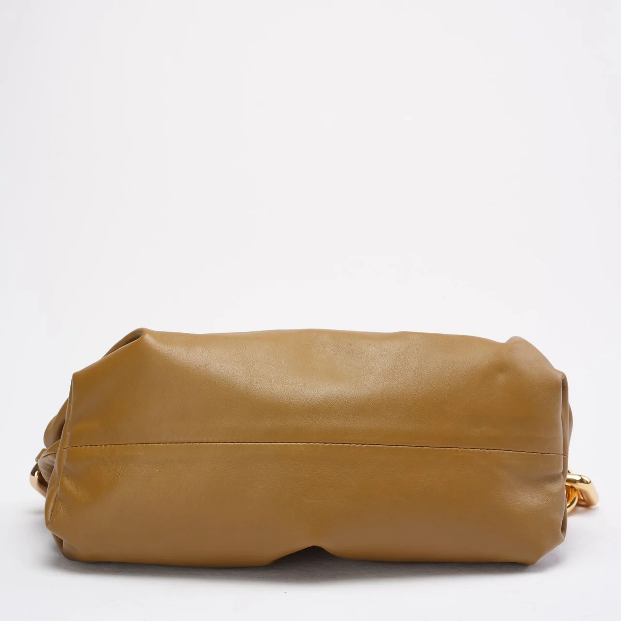 Bottege Veneta Brown The Chain Pouch in Moutarde