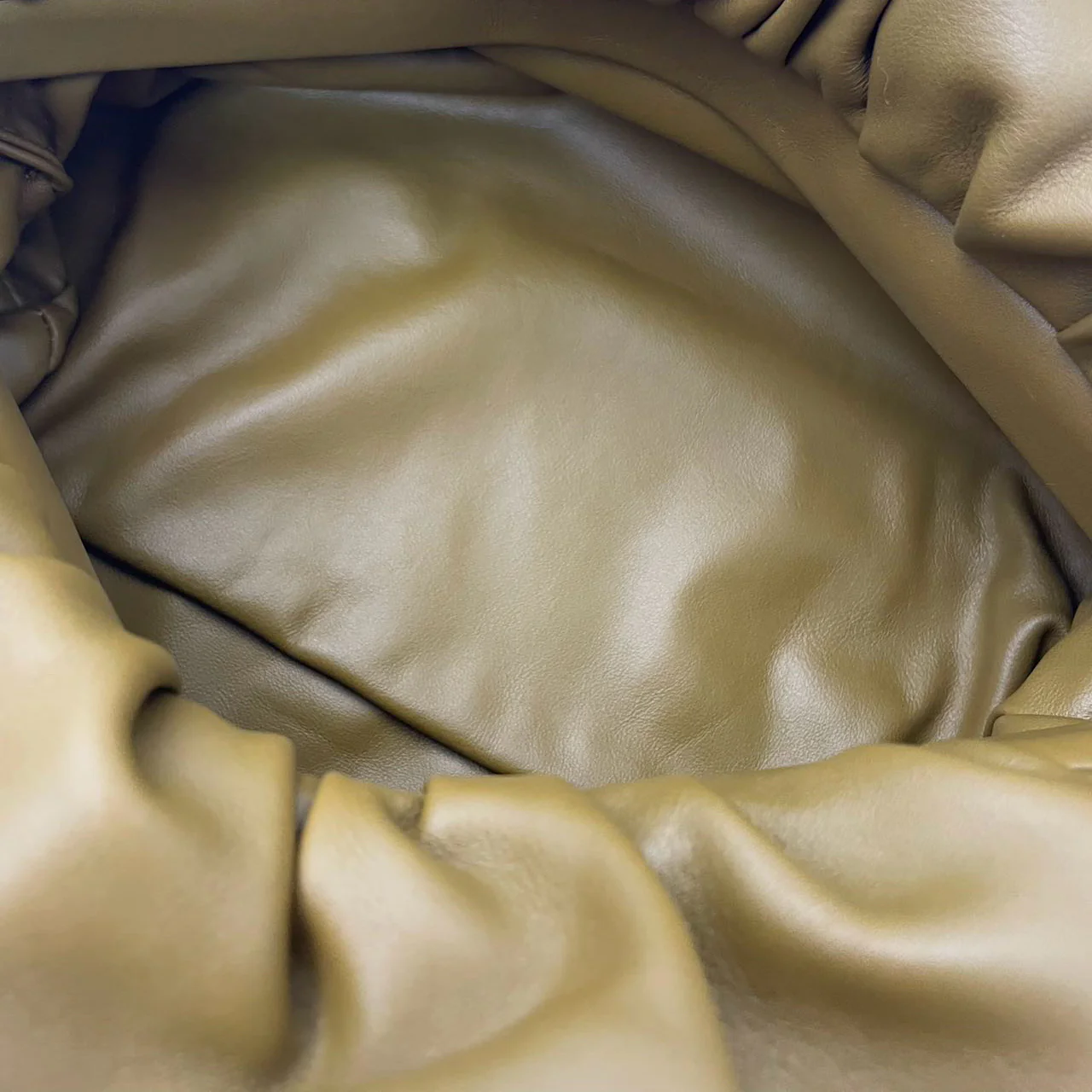 Bottege Veneta Brown The Chain Pouch in Moutarde