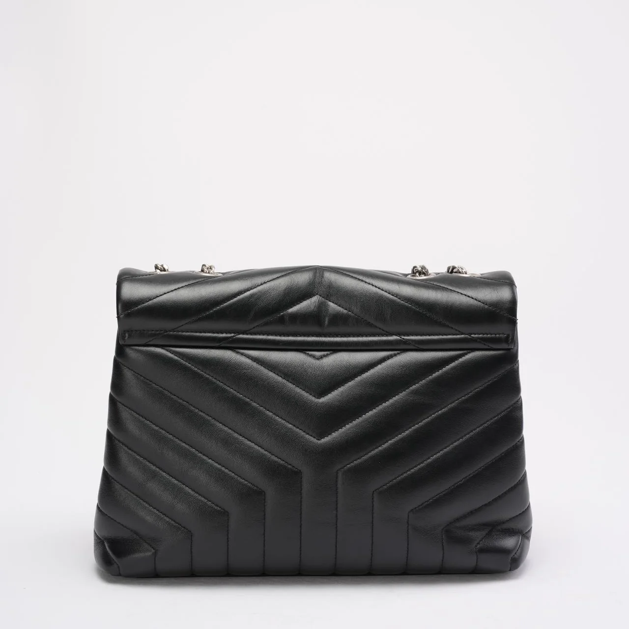 Saint Laurent Black Loulou Medium Shoulder Bag 2021