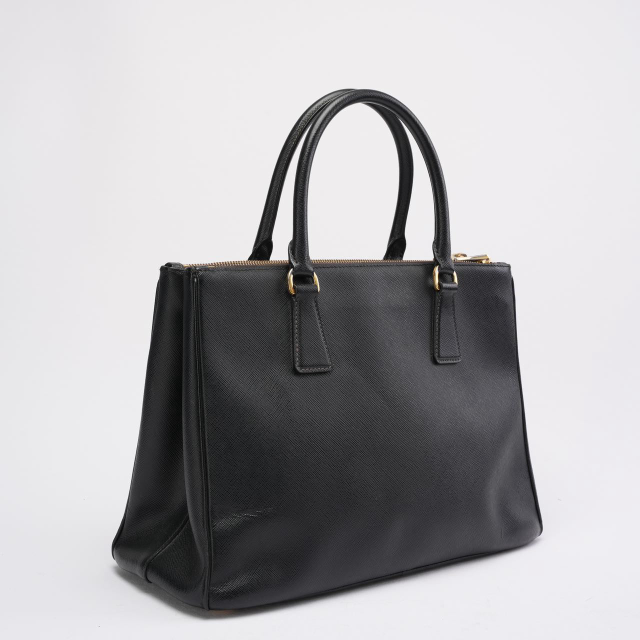 Prada Black Galleria Tote Bag Saffiano Leather