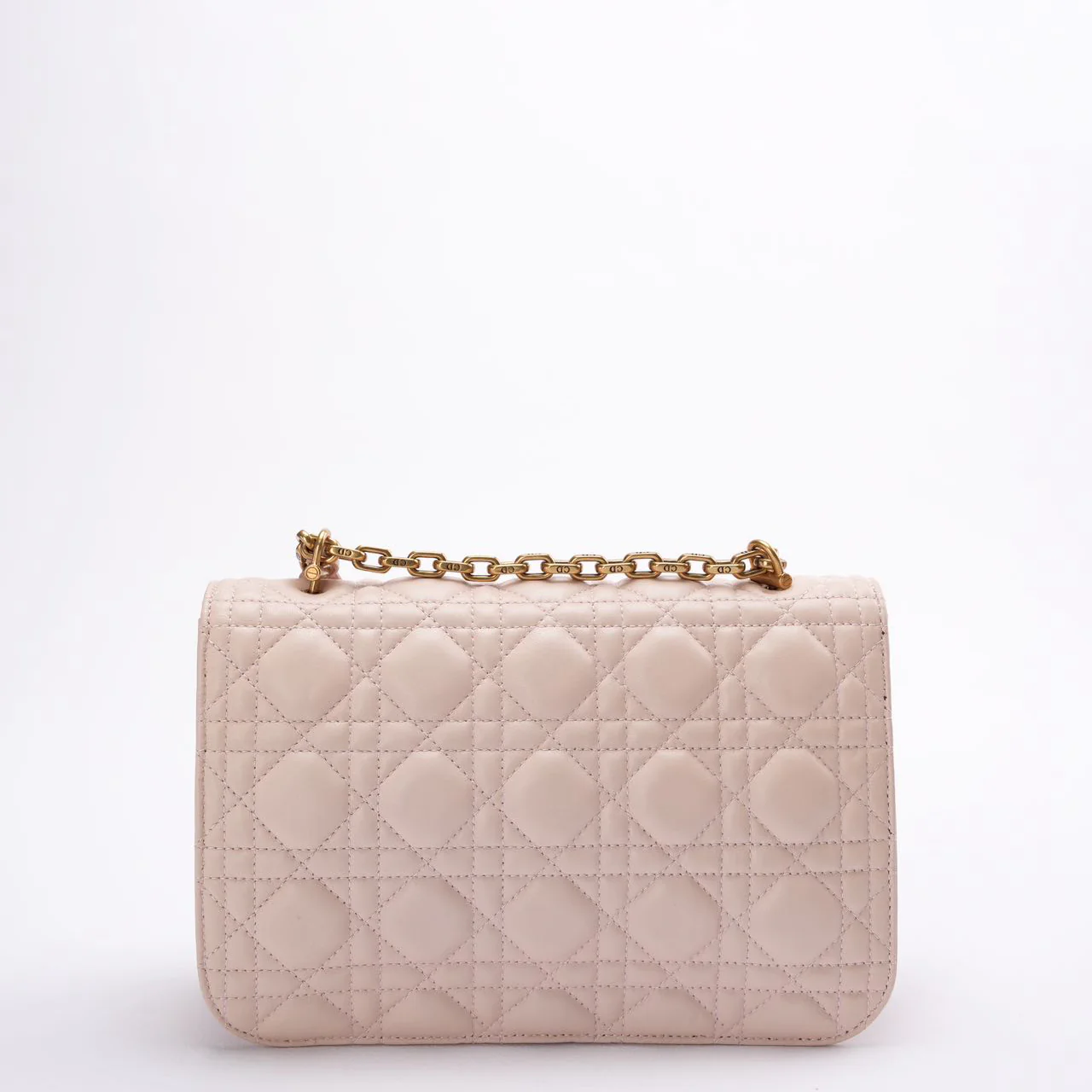 Christian Dior Pink Small Flap Shoulder Bag Lambskin 2017