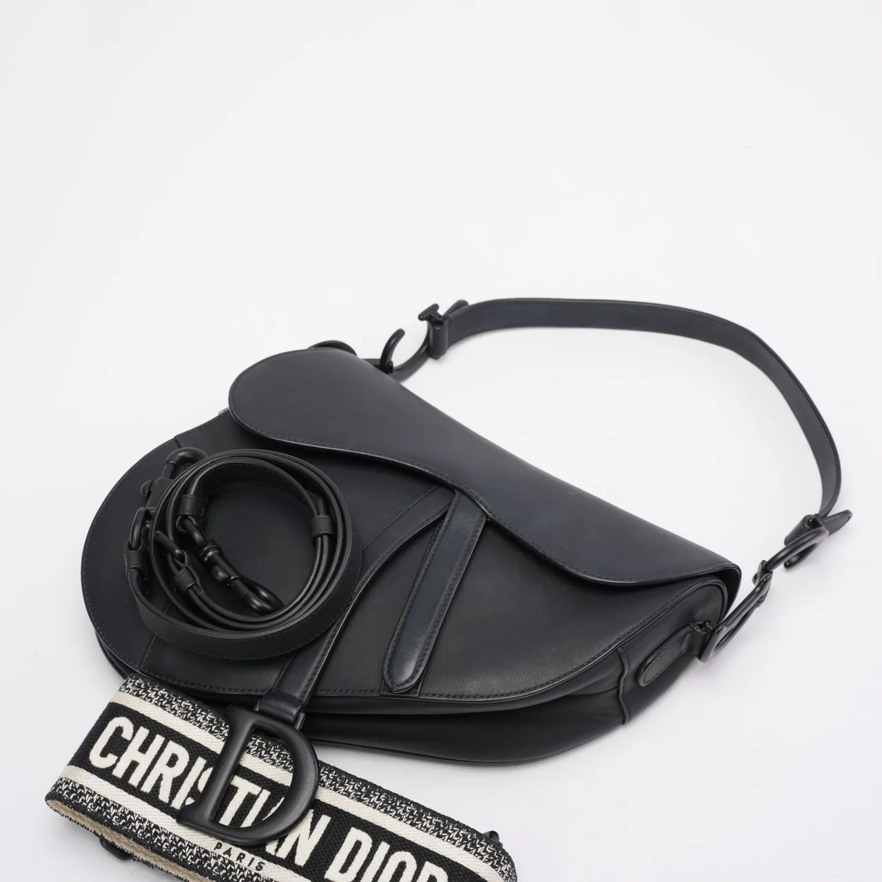 Christian Dior Saddle Bag Black Ultramatte 2022