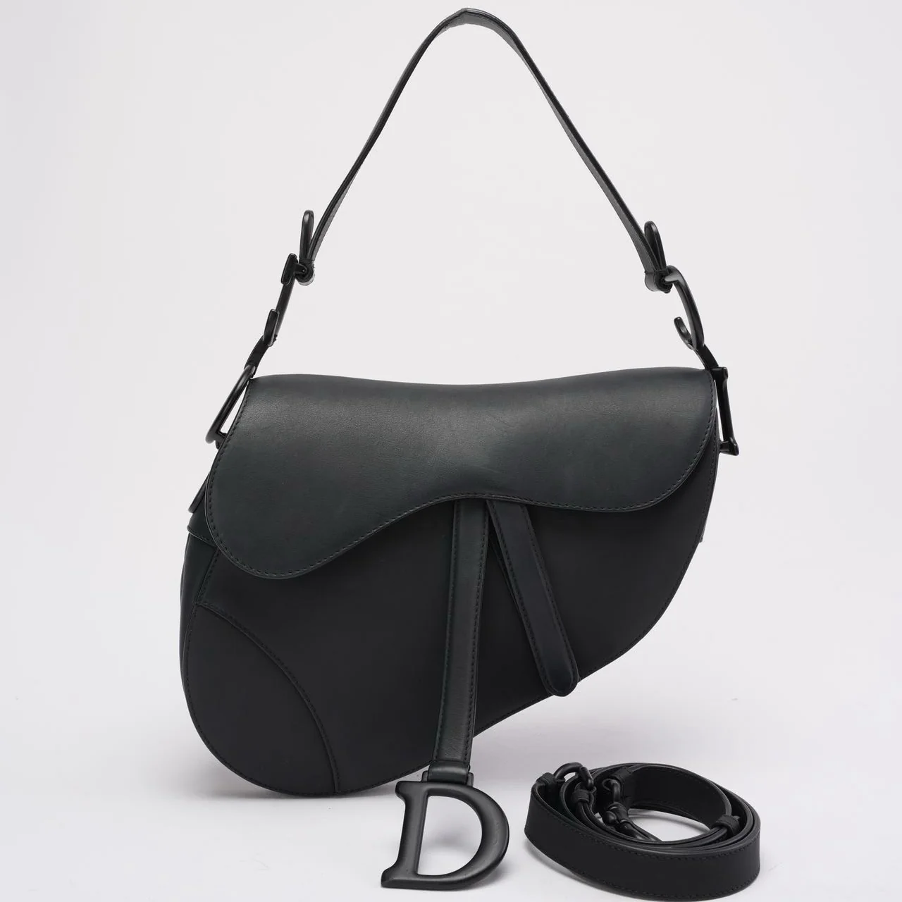 Christian Dior Saddle Bag Black Ultramatte 2022