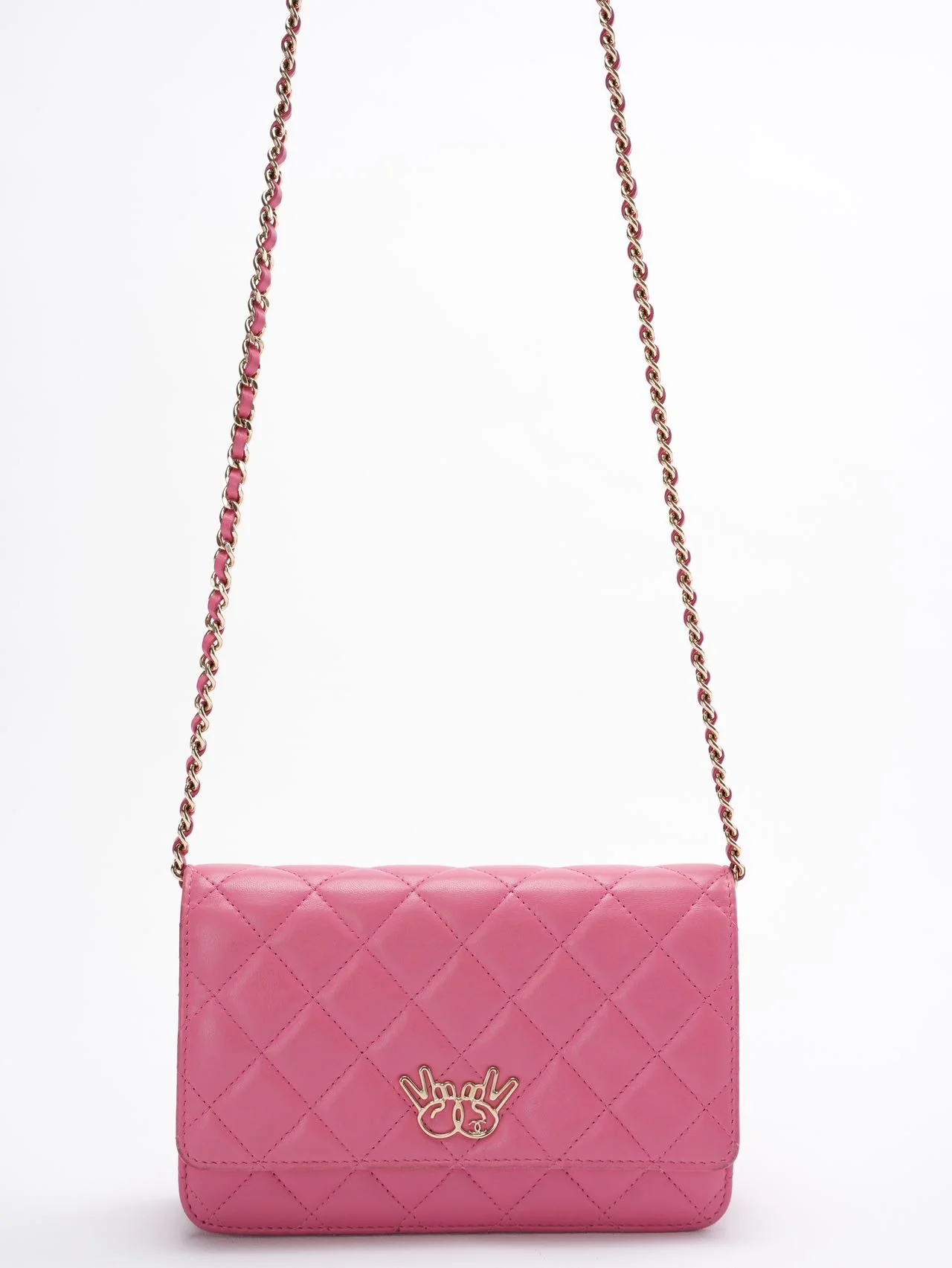 Chanel Wallet on Chain (woc) Bag Pink Emoticon