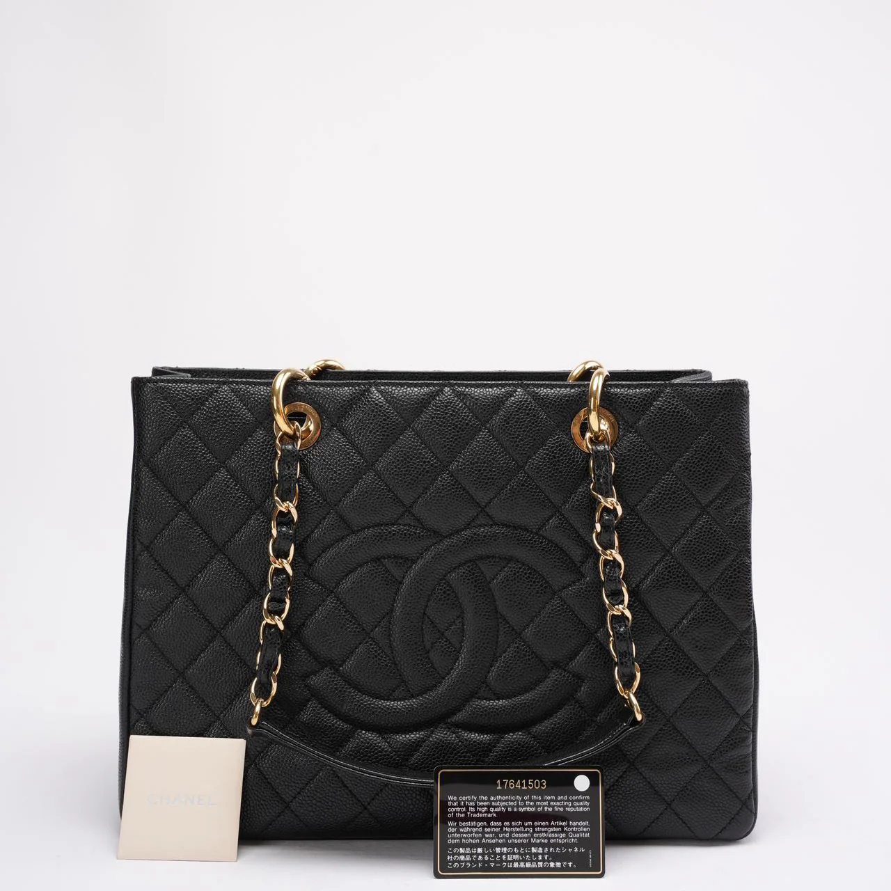 Cabas Chanel GST Caviar Noir 2013