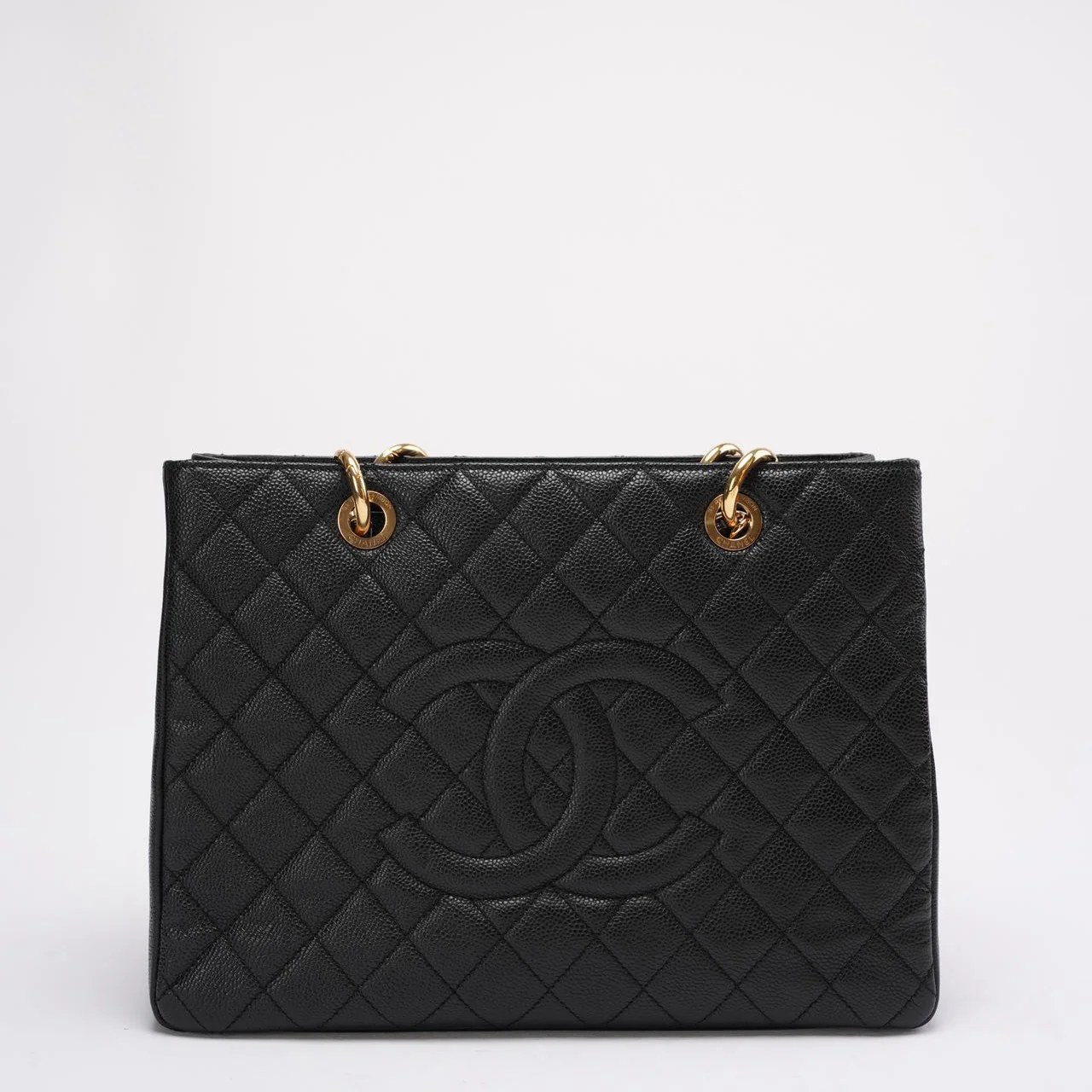 Chanel Shopping Tote GST Caviar Black  2013