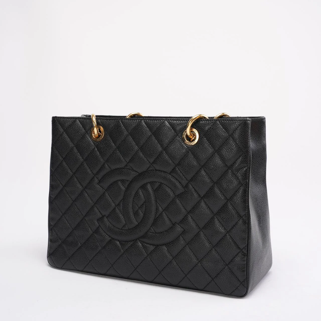 Chanel Shopping Tote GST Caviar Black  2013