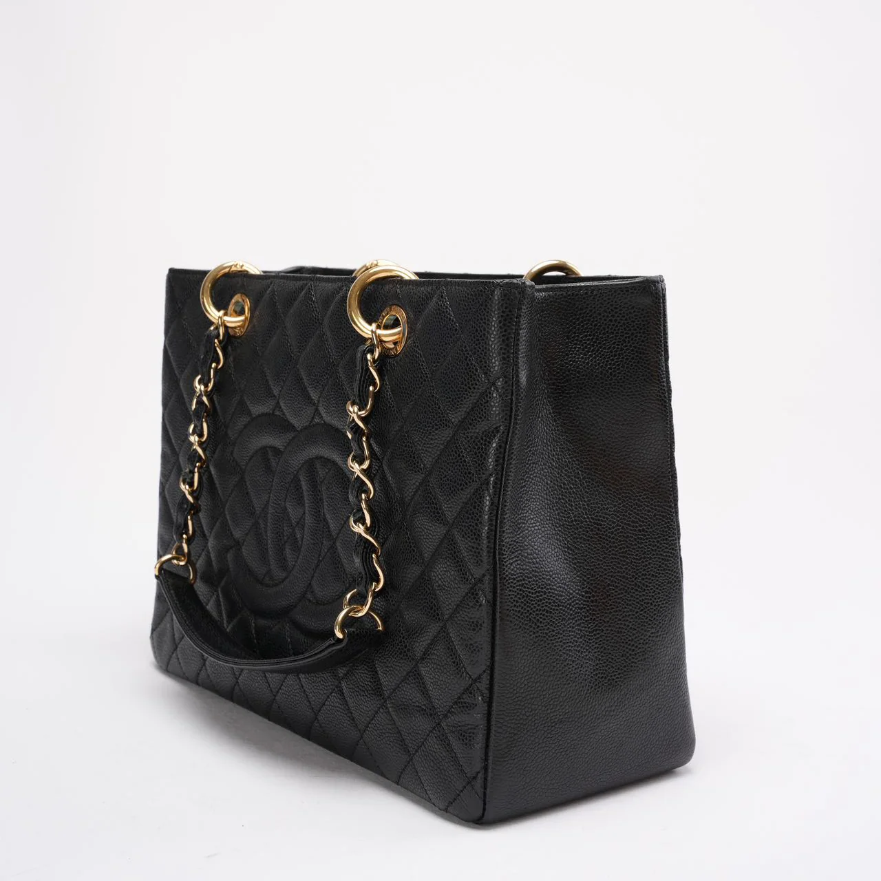 Chanel Shopping Tote GST Caviar Black  2013