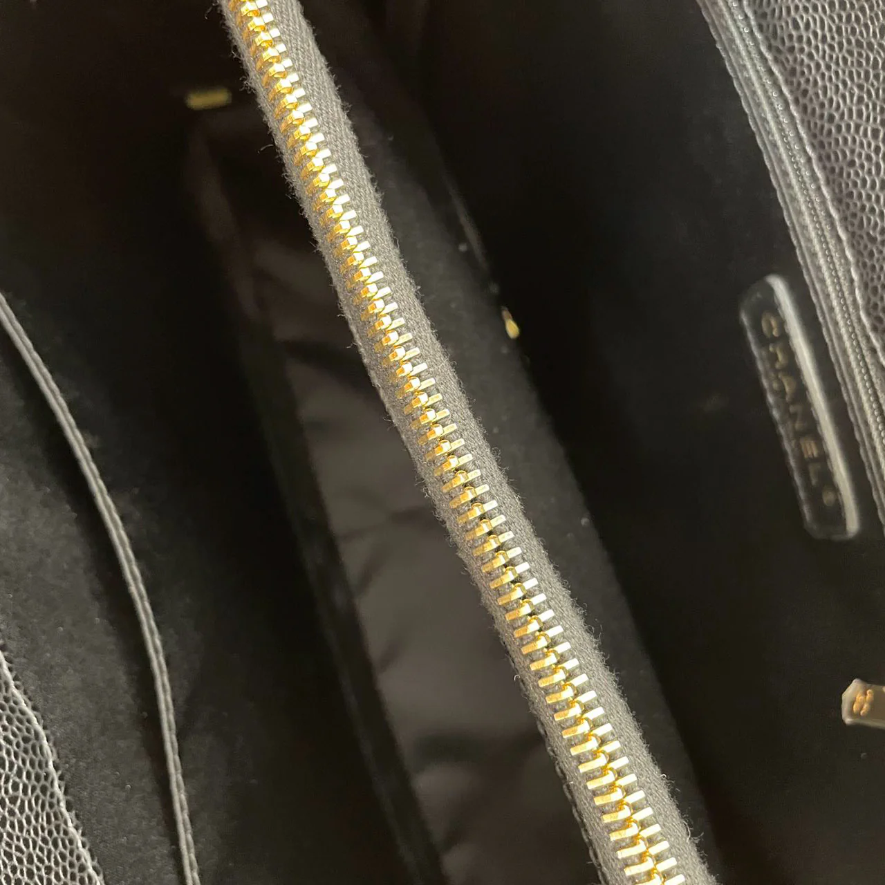 Chanel Shopping Tote GST Caviar Black  2013