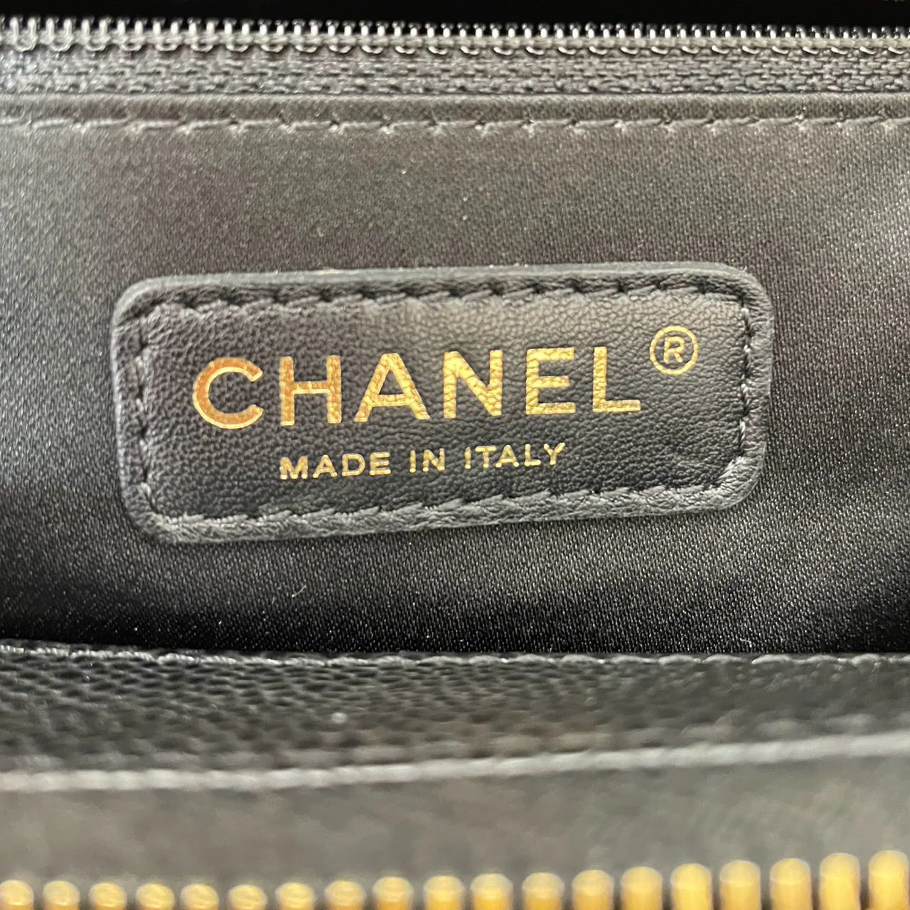 Chanel Shopping Tote GST Caviar Black  2013