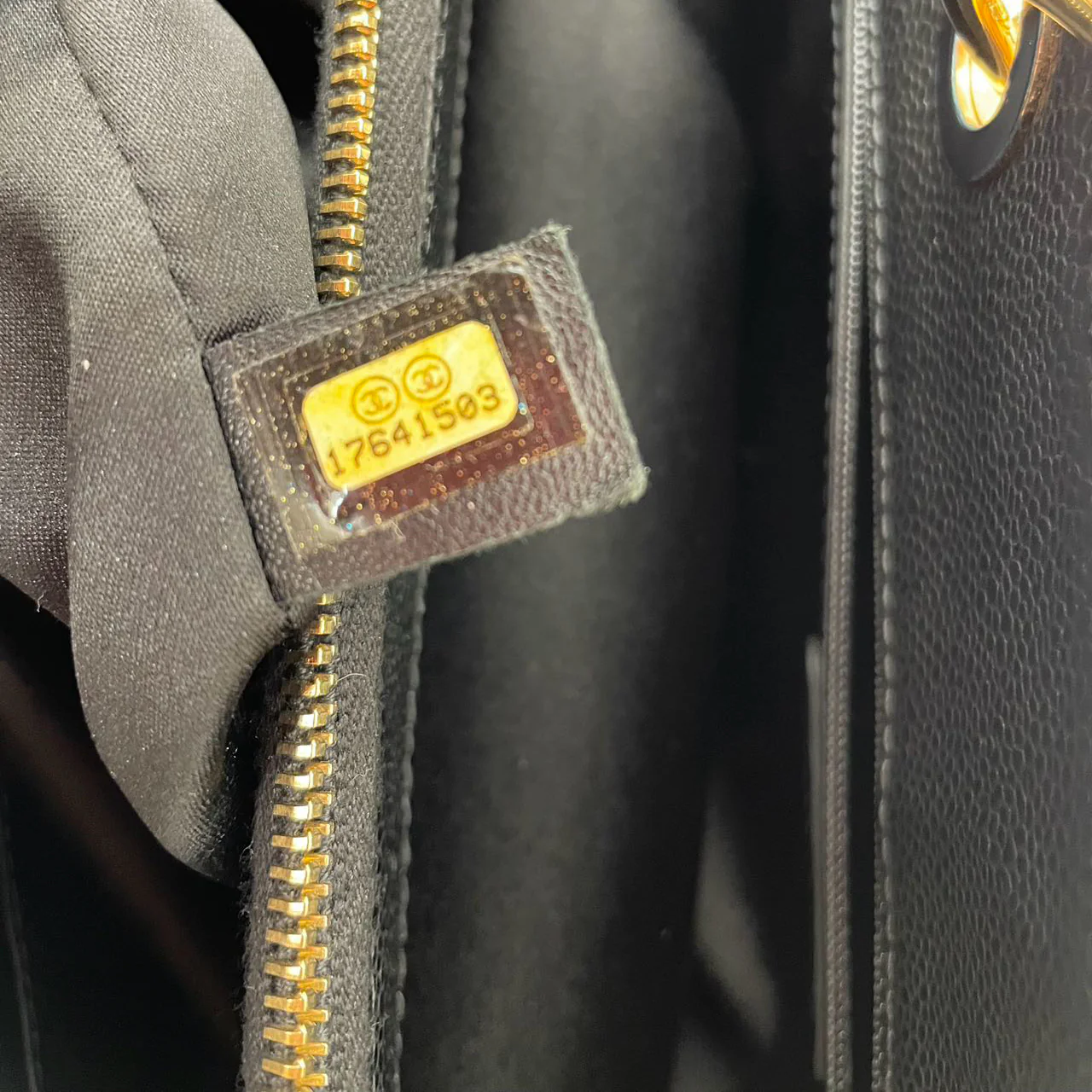 Chanel Shopping Tote GST Caviar Black  2013