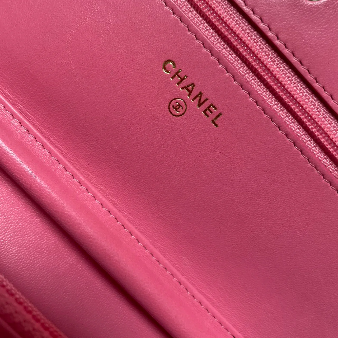 Chanel Wallet on Chain (woc) Bag Pink Emoticon