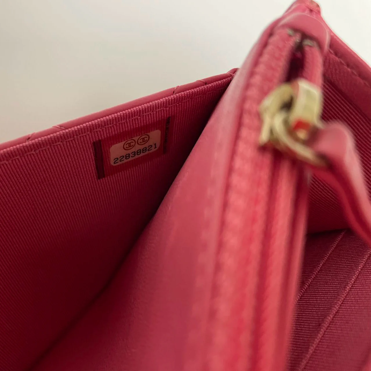 Chanel Wallet on Chain (woc) Bag Pink Emoticon