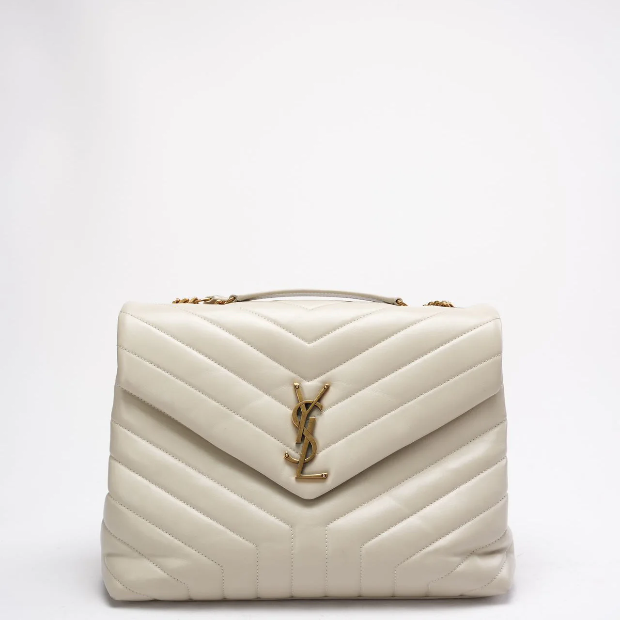 Saint Laurent  Medium White LouLou 2020