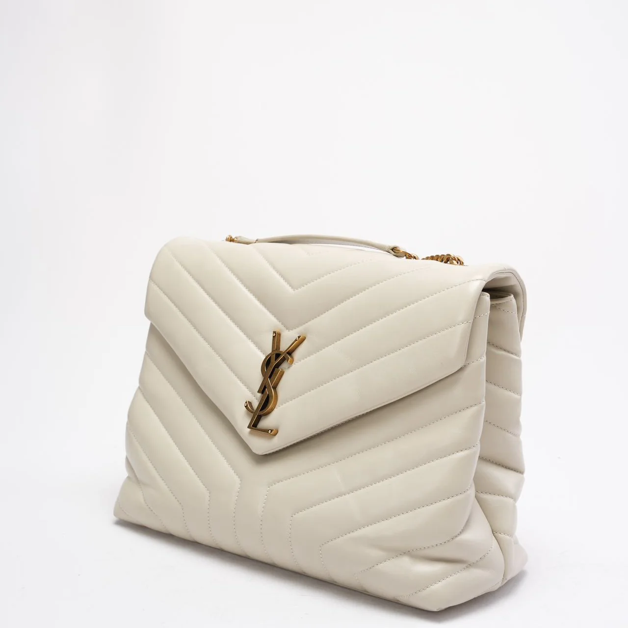 Saint Laurent  Medium White LouLou 2020