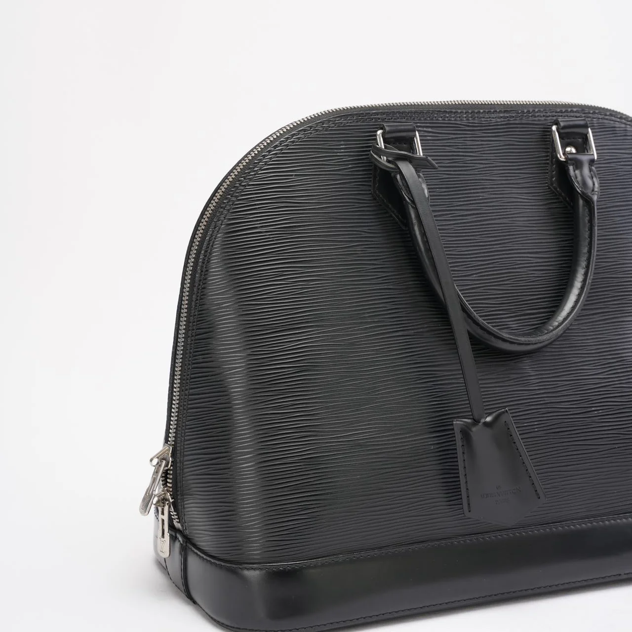 Louis Vuitton Black Epi Leather Alma MM Bag 2014