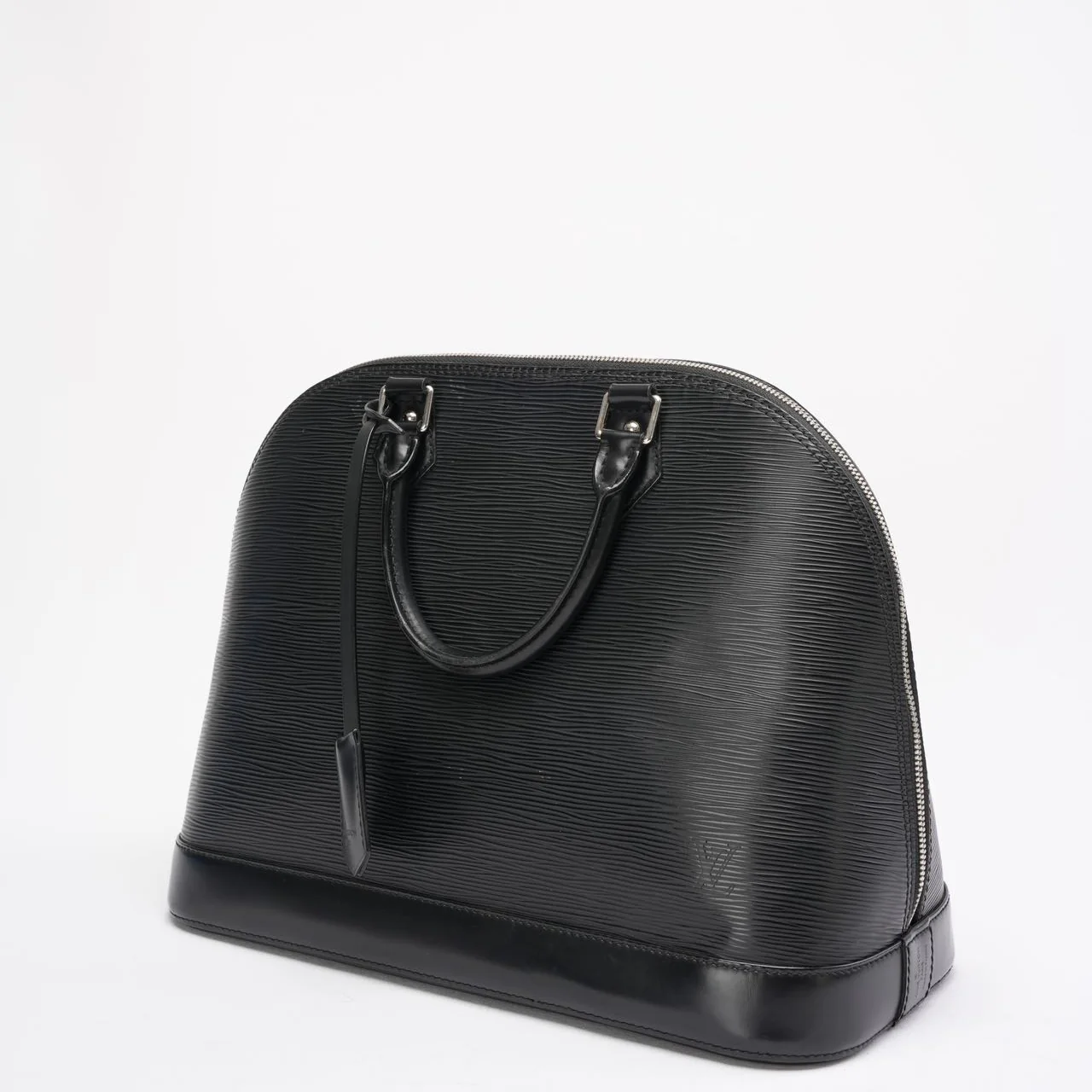 Louis Vuitton Black Epi Leather Alma MM Bag 2014