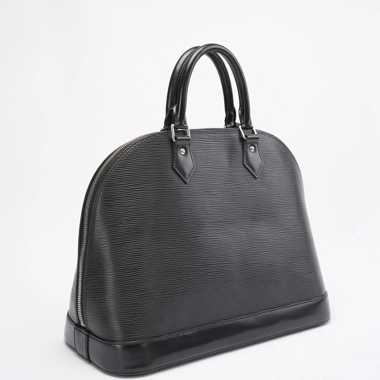 Louis Vuitton Black Epi Leather Alma MM Bag 2014