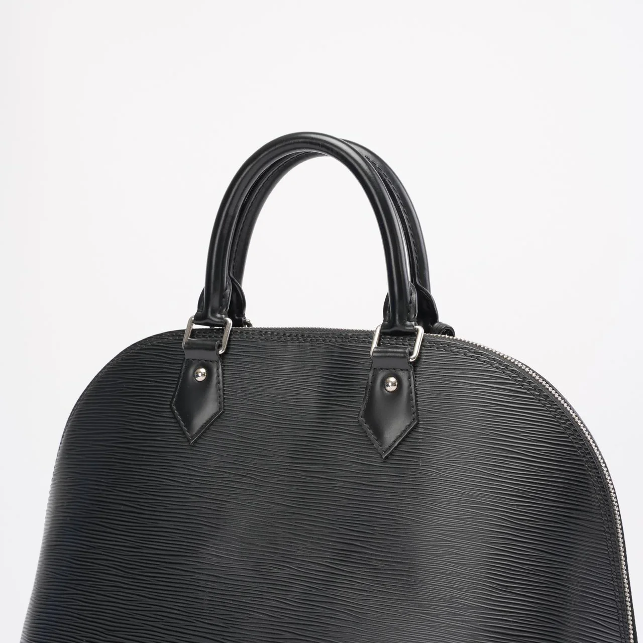 Louis Vuitton Black Epi Leather Alma MM Bag 2014