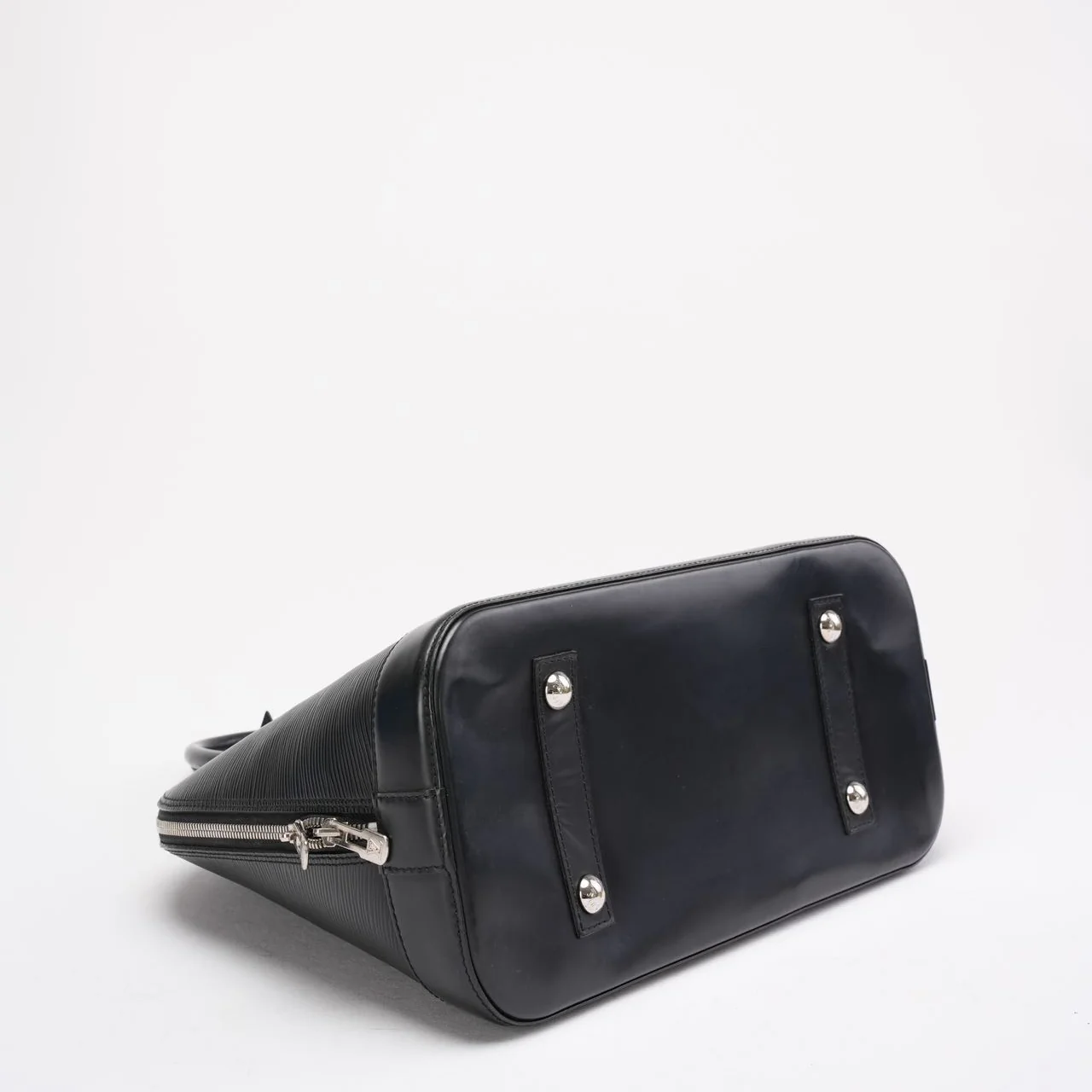 Louis Vuitton Black Epi Leather Alma MM Bag 2014