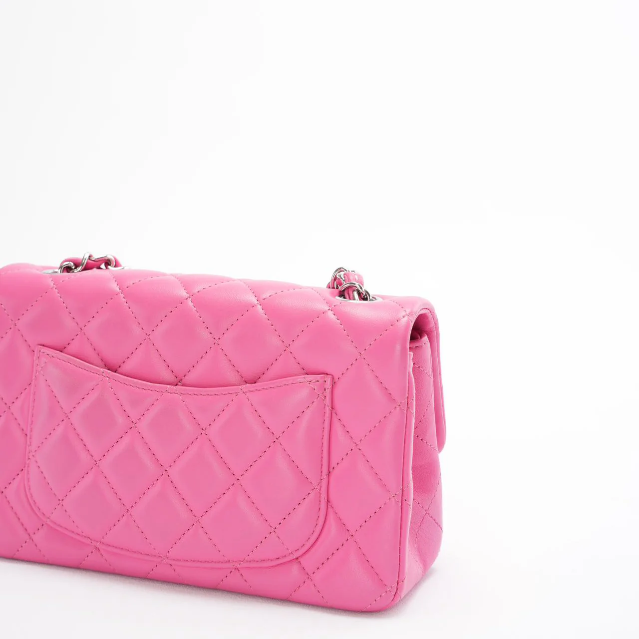 Chanel Classic Rectangular Mini Flap Bag Pink