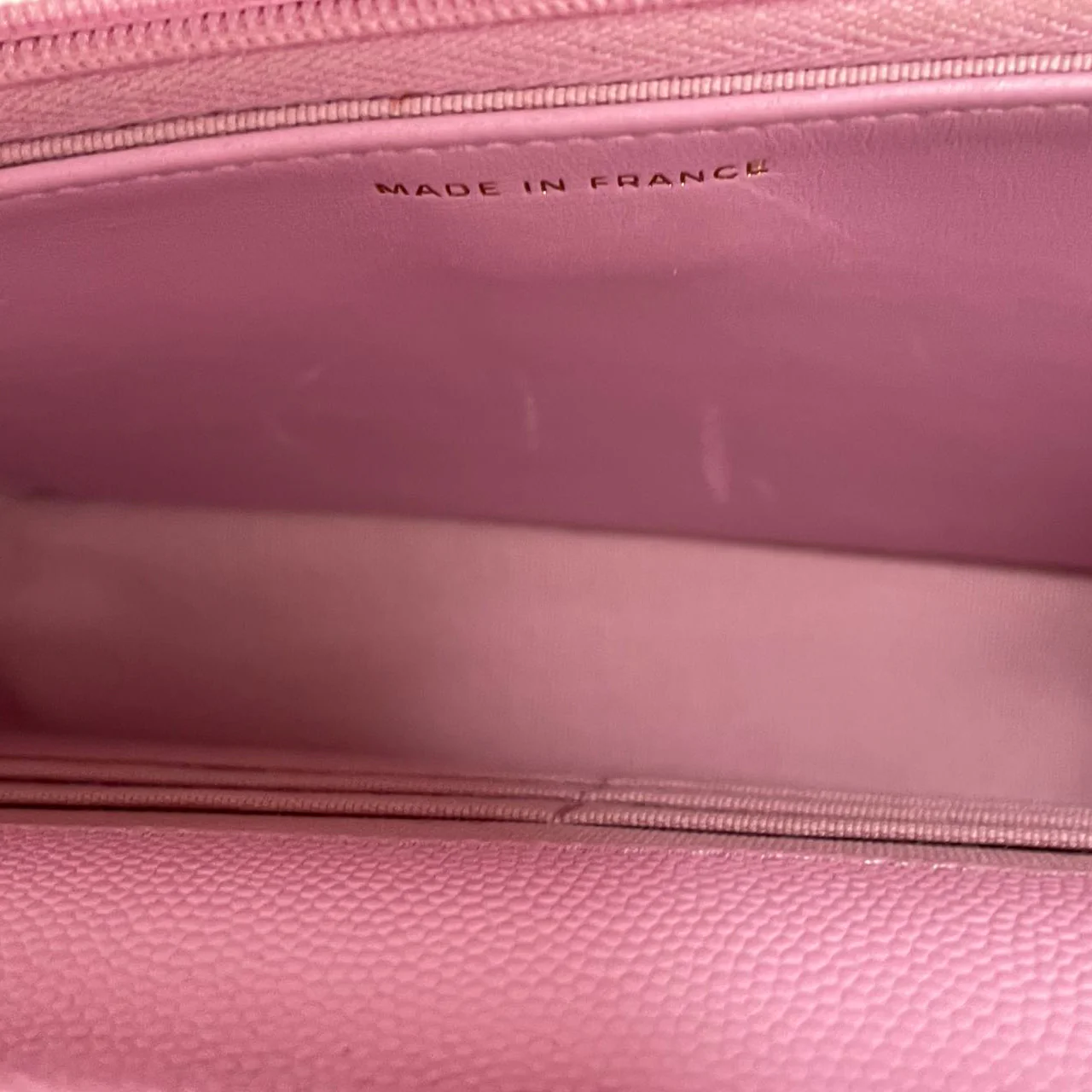 Chanel Wallet on Chain Pink Caviar Leather Woc