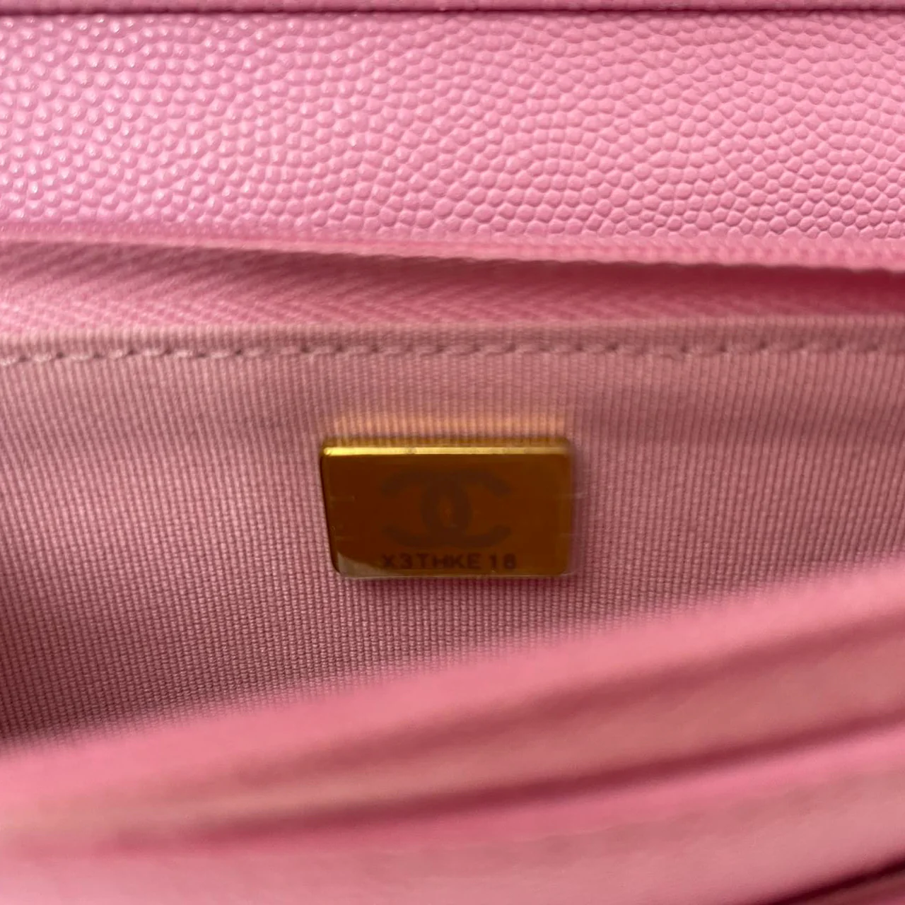 Chanel Wallet on Chain Pink Caviar Leather Woc