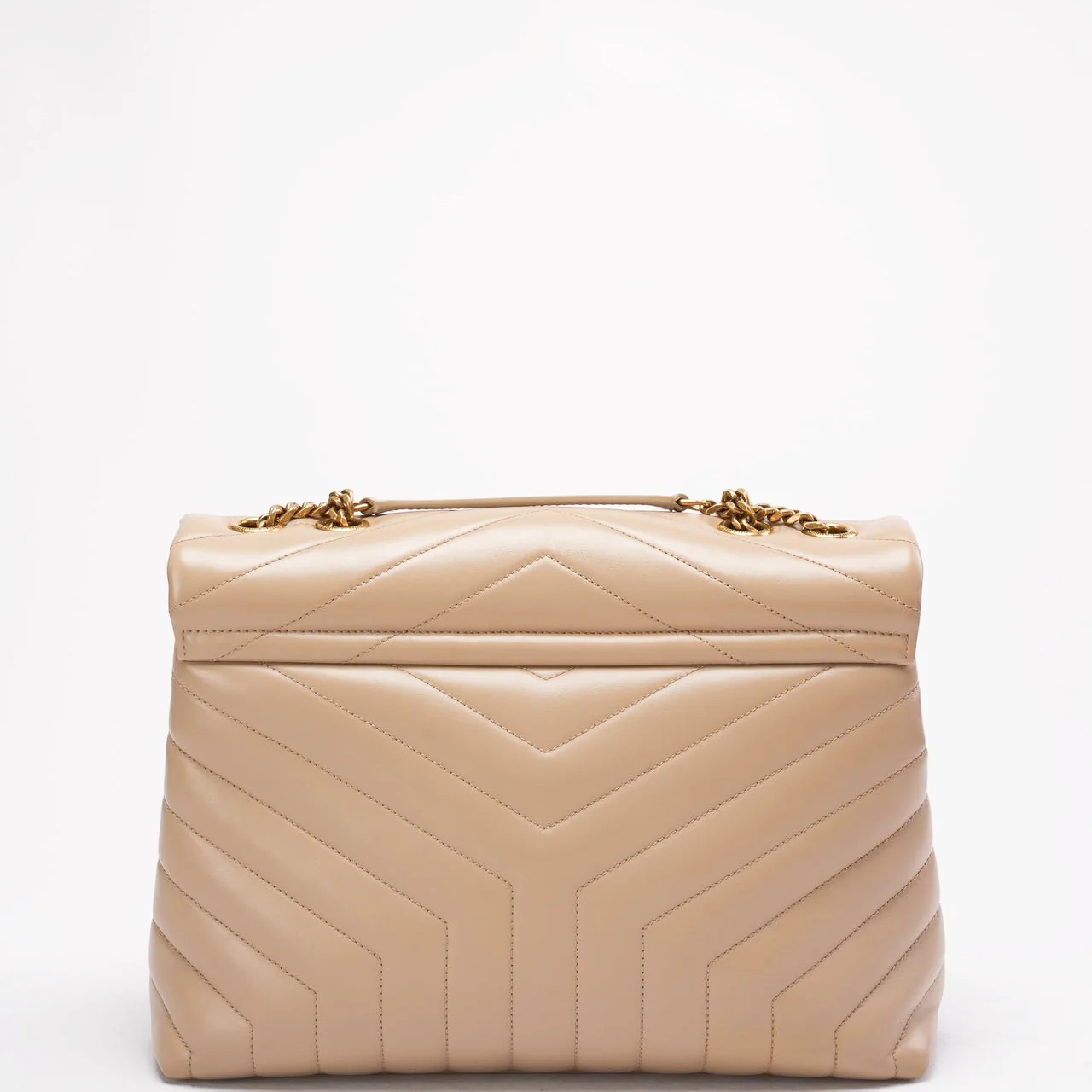 Saint Laurent Beige LouLou Medium Leather  2020