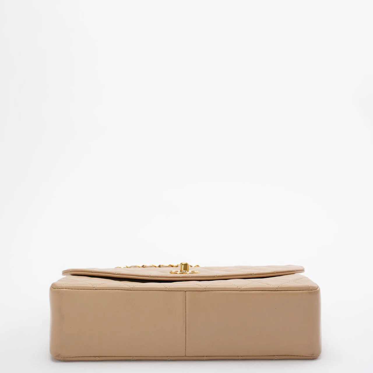 Chanel Beige Vintage Timeless Trendy Flap Bag 2011-2012