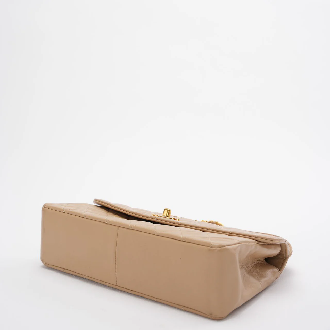 Chanel Beige Vintage Timeless Trendy Flap Bag 2011-2012