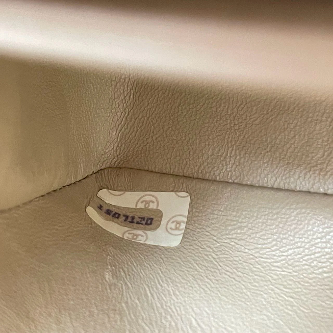 Chanel Beige Vintage Timeless Trendy Flap Bag 2011-2012