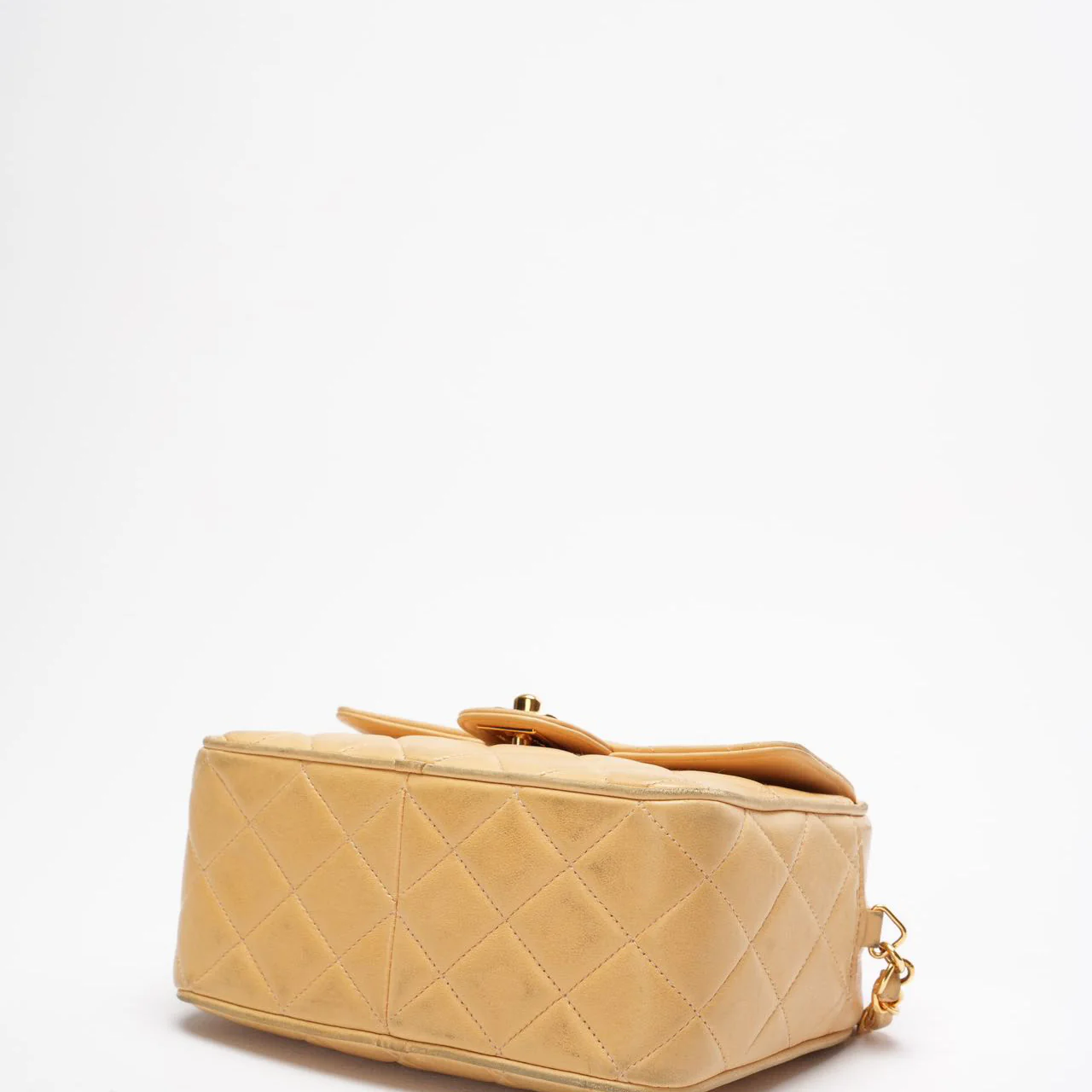 Chanel Vintage Camera Bag Beige 1990s