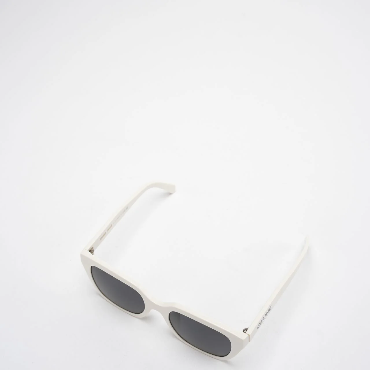 Celine White Acetate Sunglasses Back