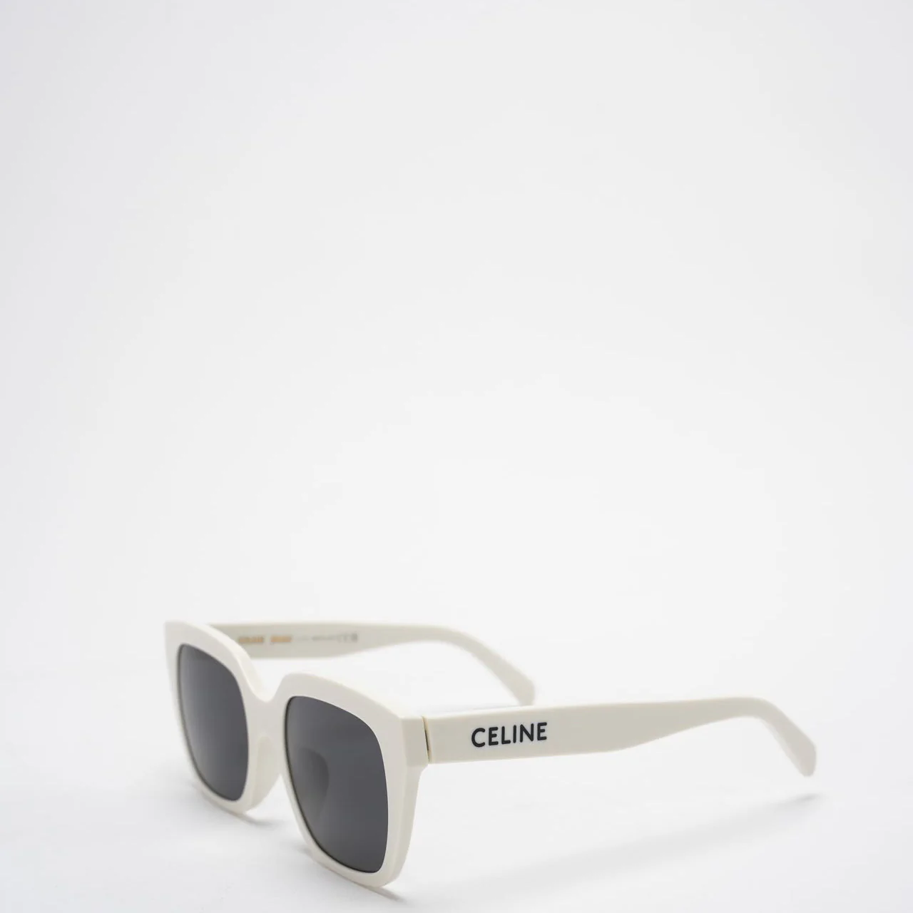 Celine White Acetate Sunglasses