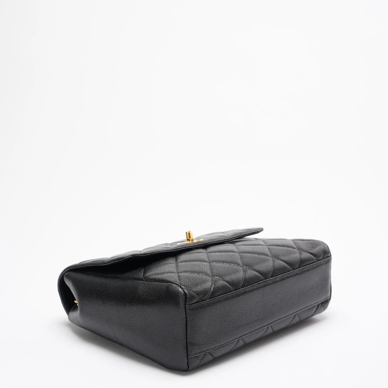 Chanel Vintage Classic Kelly Single Flap Bag – Black Caviar