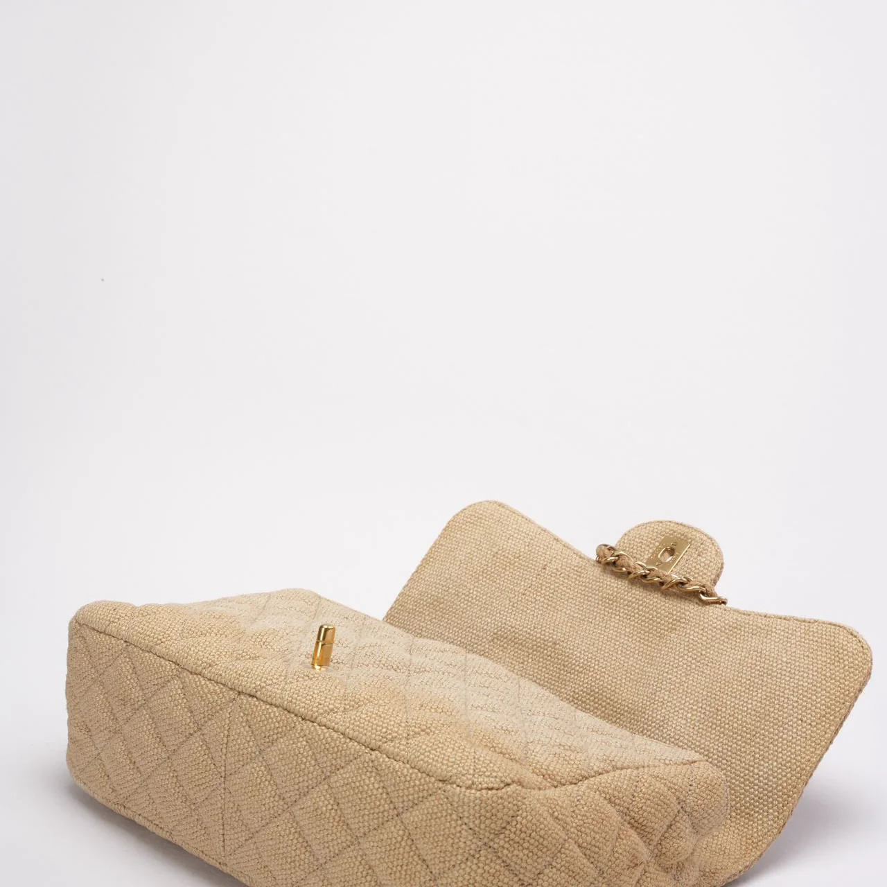 Chanel Tweed Raffia Coco Country Jumbo Flap 2010