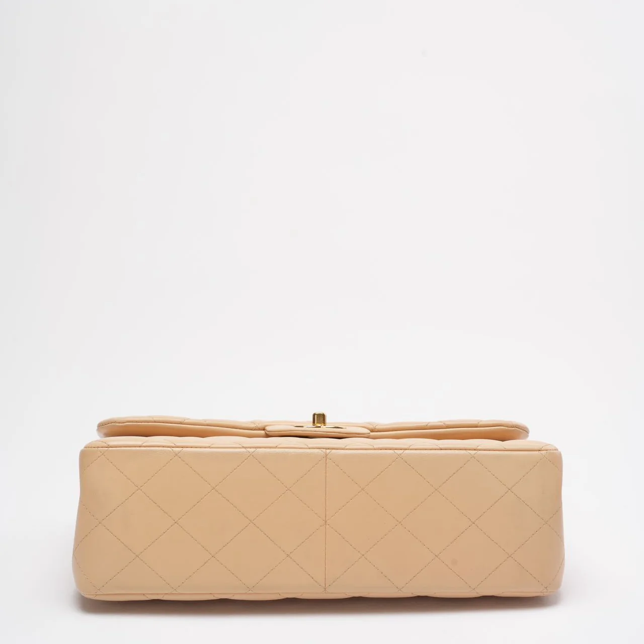 Chanel Classic Jumbo Double Flap Bag Beige Lambskin