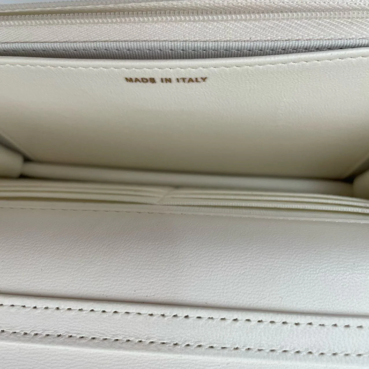 Chanel Classic Wallet on Chain (WOC) 22B White Enamel