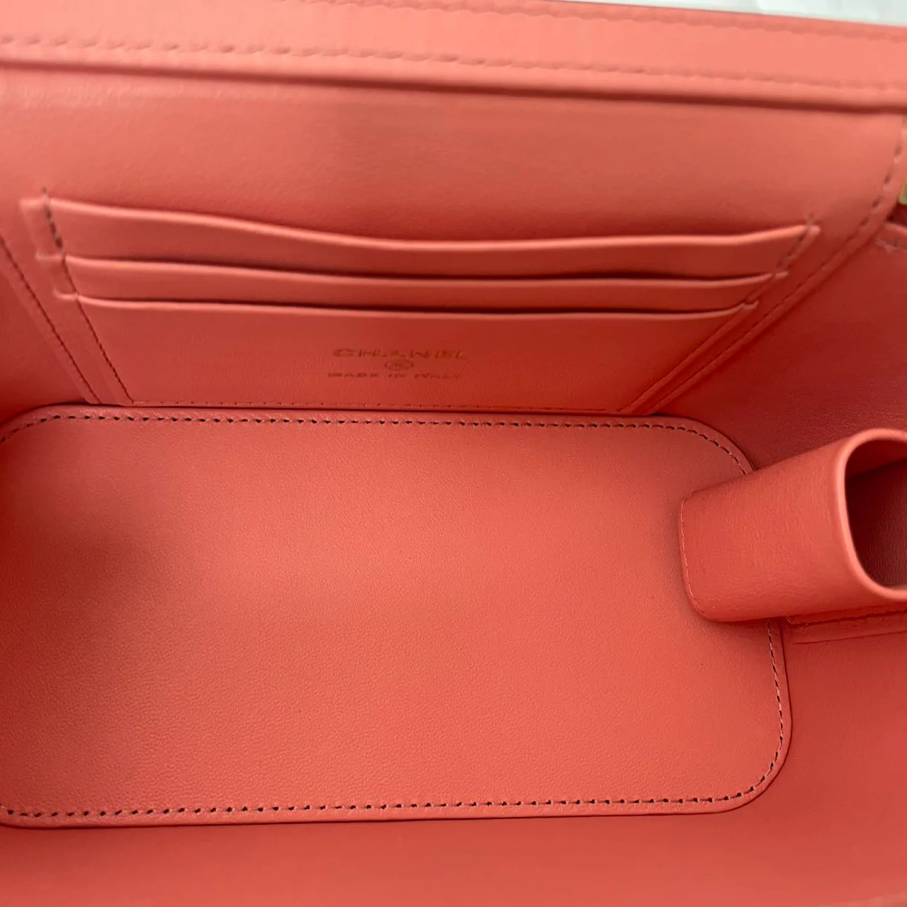 Chanel Vanity Rectangle Top Handle Bag Pink