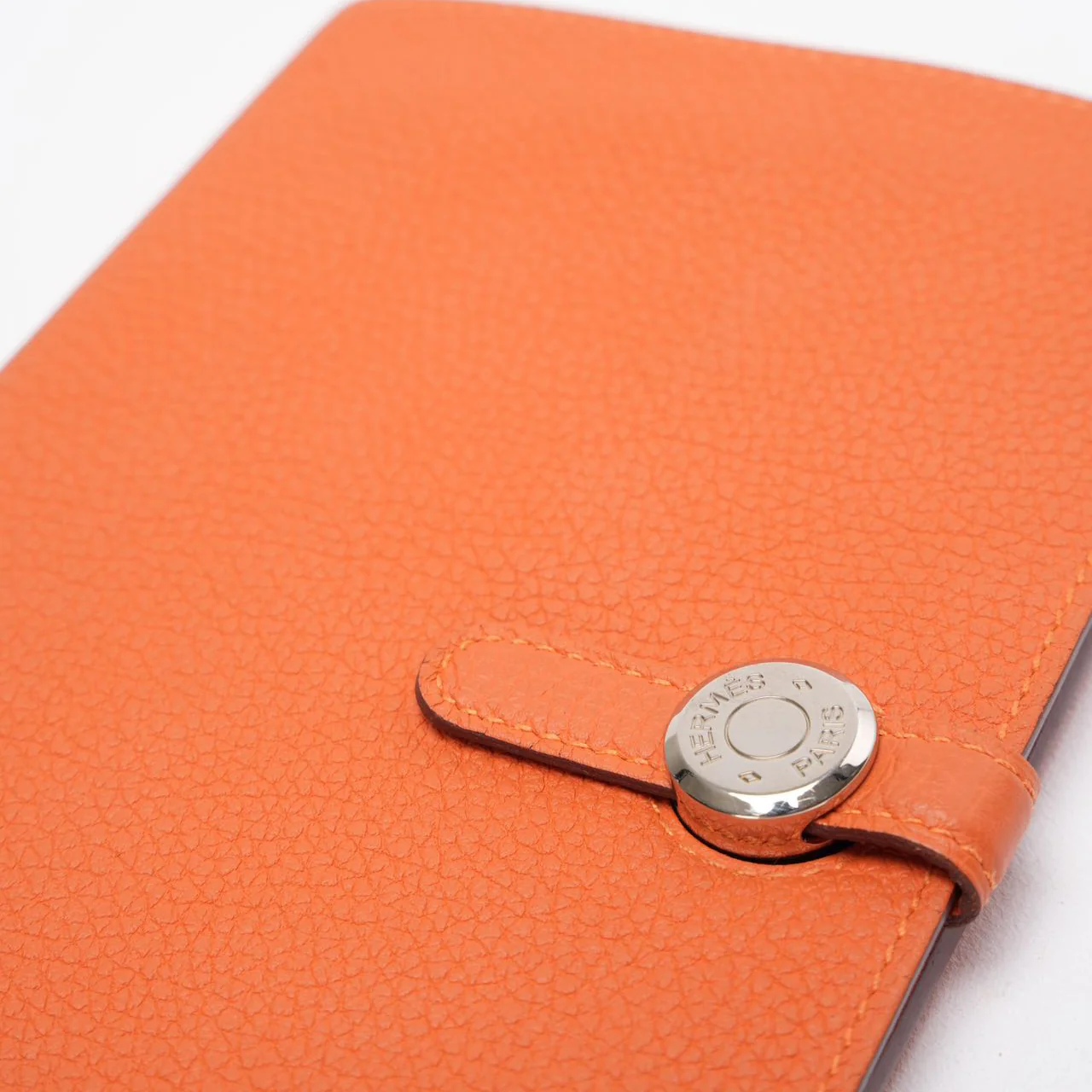 Hermes Dogon Long Wallet Togo Leather Orange