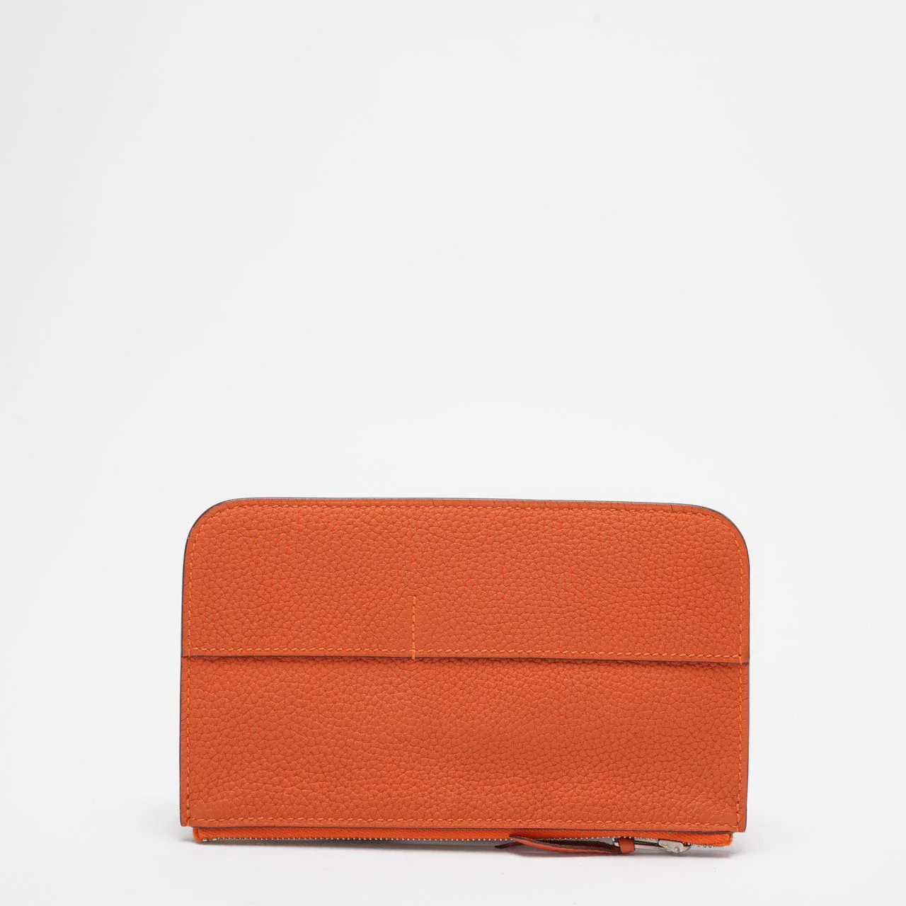 Hermes Dogon Long Wallet Togo Leather Orange
