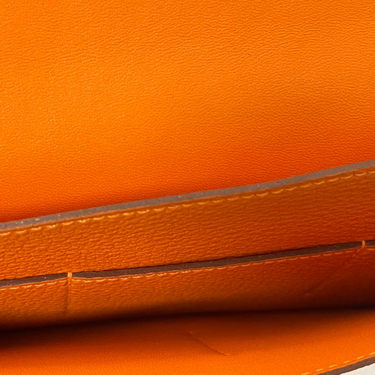 Hermes Dogon Long Wallet Togo Leather Orange